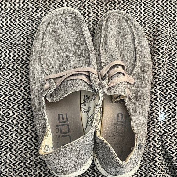Hey Dude Wendy Iron Linen Shoes Woman’s Size 9 - Picture 1 of 5
